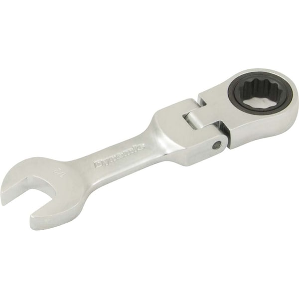 Tools 1/2" Stubby Flex Head Ratcheting Wrench